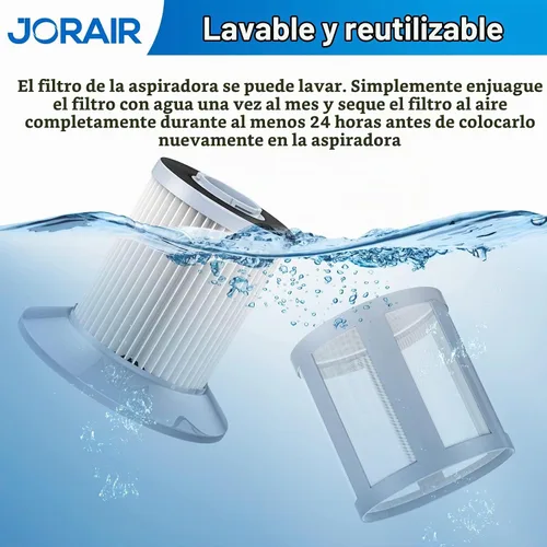 Vista 6 de Filtro de repuesto 2156A para aspiradora compatible con Bissell Zing 2156, 2156A, 2156E, 1665, 16652, 1665W Zing sin bolsa, comparar con la pieza