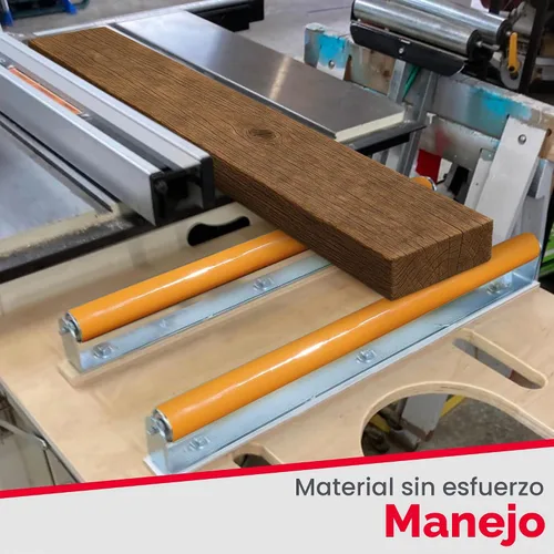 Vista 4 de Ultimation Rodillo recubierto de poliuretano resistente con soportes: rodillo transportador industrial para un manejo suave