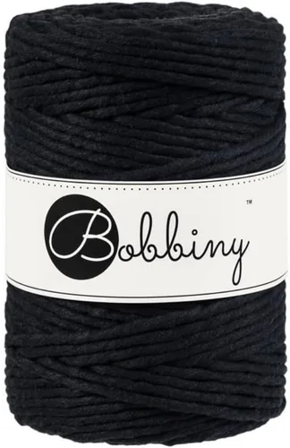 Vista 10 de Bobbiny Cordón de macramé XXL de 0.197 in de una sola capa (aguamarina), 108 yardas/330 pies (100% algodón reciclado)
