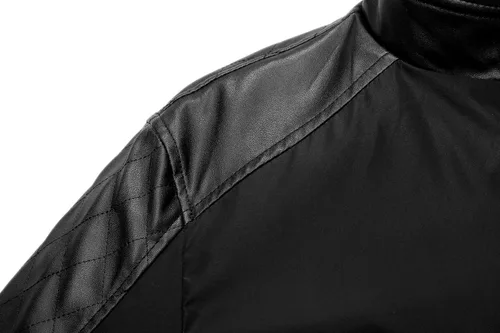 Vista 4 de Tanming Chaqueta bomber Softshell casual de corte ajustado y ligera con cremallera para hombre