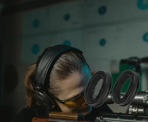 Vista 6 de Almohadillas de gel de silicona compatibles con auriculares MSA SORDIN Protección auditiva Reducción de ruido
