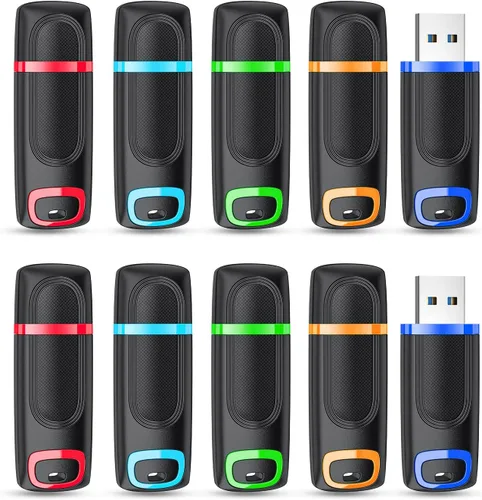Vista 15 de RAOYI 10 PIEZAS 8GB USB 2.0 Unidad Flash Unidad de Pulgar Memoria Stick Unidad de Salto Unidad Zip para Almacenamiento de Datos y Copia de Seguridad