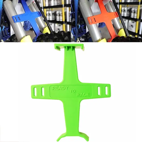 Vista 12 de Soporte de horquilla universal para motocicleta de 10.6 pulgadas, protección de horquilla de plástico, protector de horquilla, ahorrador