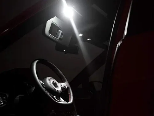 Vista 5 de iJDMTOY Kit de luces LED completas de 3W con acabado gris, luz de lectura de mapa para el techo, ajuste OEM, compatible con Volkswagen MK4 Golf R32