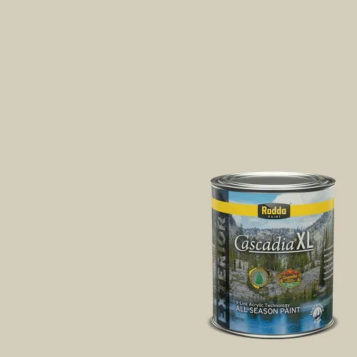 Vista 94 de Rodda Paint CASCADIA XL - Pintura satinada e imprimación para exteriores en uno, cuarto de galón, pastel en polvo