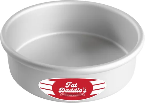 Vista 64 de Fat Daddio's Juego de moldes para pasteles redondos uniformes de aluminio anodizado de 4 niveles, profundidad de 2 pulgadas