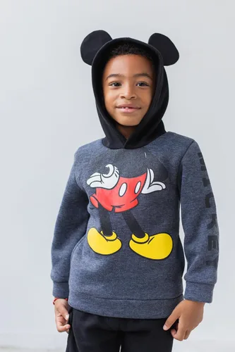 Vista 5 de Disney Mickey Mouse Winnie the Pooh Tigger - Sudadera con capucha de forro polar para cosplay de bebé a niño grande