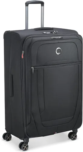 Vista 50 de DELSEY PARIS Helium DLX Softside - Maleta expandible con ruedas giratorias, azul marino, a cuadros, mediano de 25 pulgadas