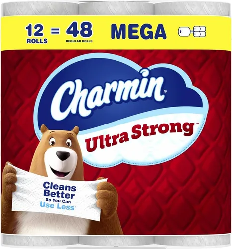 Vista 20 de Charmin Ultra Strong - Papel higiénico, Mega rollo, 18 rollos de 286 hojas por rollo