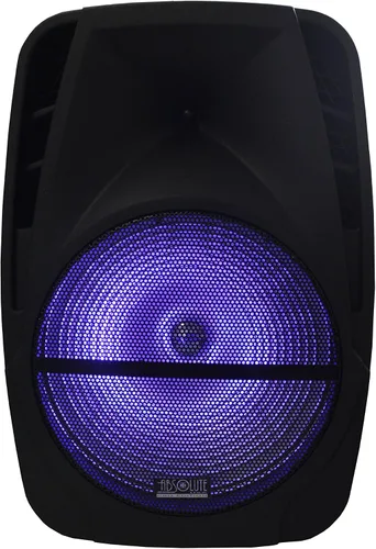 Vista 4 de Altavoz Bluetooth Absolute PRO Series ASBAT15 15" 3000W Altavoz de potencia máxima con Bluetooth incorporado y batería LCD/MP3/USB/Micro SD