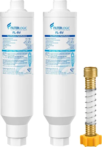 Vista 9 de Filterlogic Filtro de agua en línea RV & Marine para barcos, caravanas, certificado NSF, cámper, jardinería, plantación, remolque o casa rodante