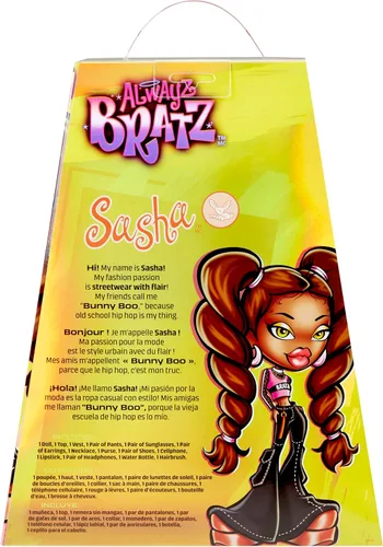 Vista 7 de Muñeca de moda Alwayz Bratz Sasha con 10 accesorios y póster