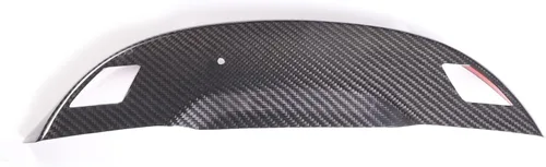 Vista 3 de Cubierta de base de espejo retrovisor para interior de automóvil compatible con Chevrolet Corvette C7 Stingray 2014-2019 fibra de carbono real, 1