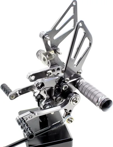Vista 9 de PROCNC Estriberas traseras de aluminio para motocicleta Reposapiés Estriberas traseras Apoyapiés Compatible con Suzuki GSXR1000 2000 2001 2002 2003