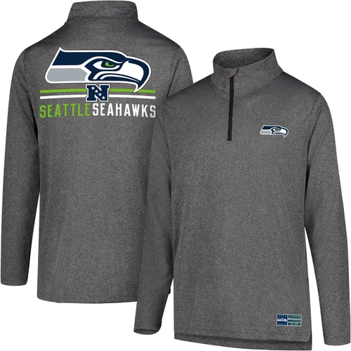 Vista 33 de Ultra Game Camiseta oficial de la NFL de manga larga con cremallera de un cuarto para hombre