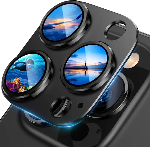 Vista 15 de UniqueMe - Protector de lente de cámara para iPhone 13 Pro/13 Pro Max, color verde alpino