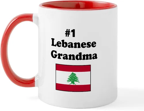 Vista 46 de CafePress #1 - Taza de café de cerámica libanesa de 11 oz (11.0 fl oz)