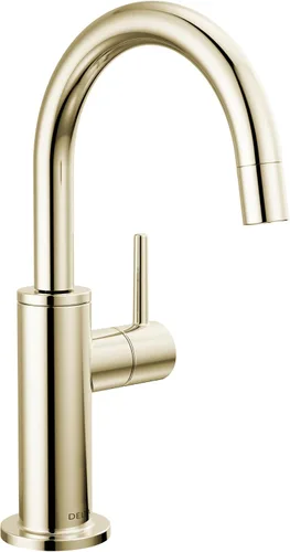Vista 11 de Delta Grifo dispensador de bebidas contemporáneo, grifo de fregadero de cocina de agua potable de níquel cepillado, acero inoxidable ártico