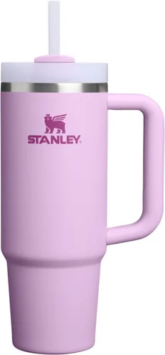 Vista 119 de STANLEY Quencher H2.0 Vaso Térmico con asa y pajilla, 64 onzas, tapa Flowstate de 3 posiciones, gran capacidad para viajes y deportes, vaso de acero