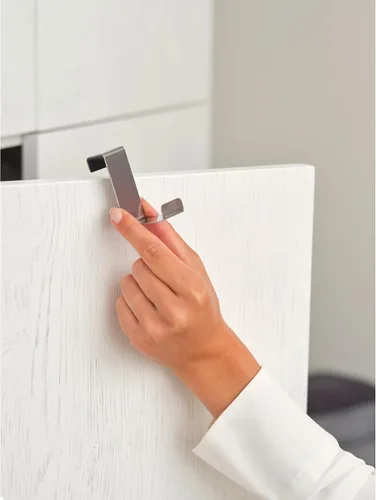 Vista 8 de Brabantia - Manta de vapor para puerta - Alfombrilla resistente al calor para vapor de ropa - Ganchos para colocar sobre la puerta, capa trasera
