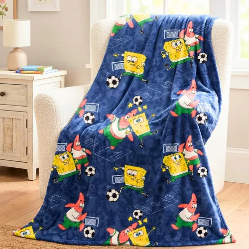 Vista 12 de Franco Ropa de cama de felpa suave para niños, manta de micro raschel, 46 x 60 pulgadas, Avatar The Last Airbender