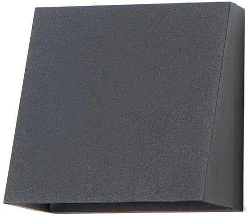 Vista 6 de Maxim Lighting Pathfinder - Lámpara de pared para exteriores con 1 luz, acabado de aluminio de bronce arquitectónico, lámpara de transición