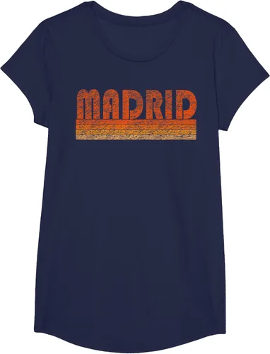 Vista 67 de clásico Retro Madrid playera, hombre 3XL, Asphalt Negro