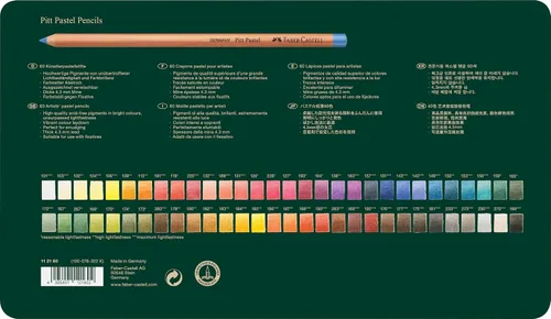 Vista 4 de Faber-Castell Lápices pastel Pitt® - Lata de 60