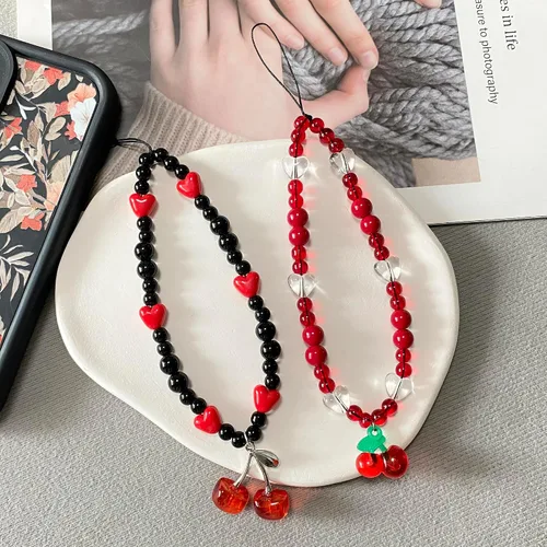 Vista 8 de Correa Colgante para Teléfono Bonita Correa de Teléfono Correa de Muñeca Pulsera Accesorios para Cámara Digital, Llavero, Bolsa