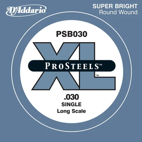 Vista 15 de D'Addario PSB028W ProSteels Bass Guitar Single String, Long Scale, .028