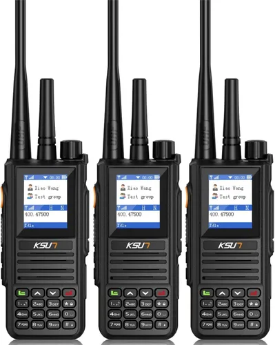 Vista 12 de KSUN - Radio POC con tarjetas SIM, walkie talkies globales, antena de radio bidireccional de mano, red celular de alcance ilimitado, recargable