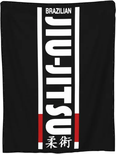 Vista 4 de Jiu Jitsu - Manta de franela suave y mullida para sofá, cálida y decorativa