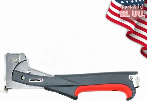 Vista 2 de Arrow HTX50 - Grapadora manual profesional para construcción y aislamiento, mango de agarre ergonómico, cargador de carga trasera de doble