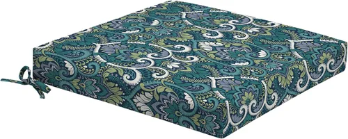Vista 15 de Arden Foam - Cojín de asiento de comedor para exteriores, 19 x 19 pulgadas, fabricado con espuma ProFoam, resistente a la lluvia, resistente a