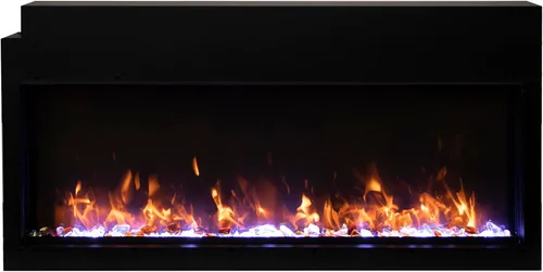 Vista 4 de Amantii Chimenea eléctrica tradicional Trd Extra Slim de 26