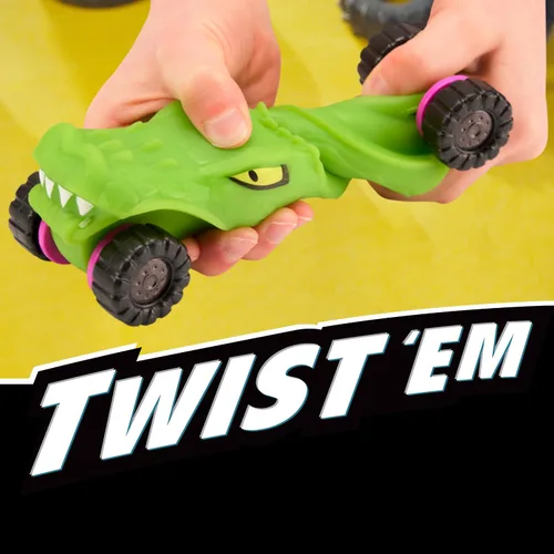 Vista 5 de Heroes of Goo JIT Zu Goo Mobiles Wreckin Rockjaw. ¡Estíralos! ¡Aplastadlos! Gíralos. Arreglalos y empieza de nuevo. Regalo para niñas de 4 años