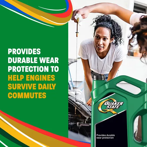 Vista 5 de Quaker State - Aceite de motor, 10W-40, 1 cuarto de galón (paquete de 6)