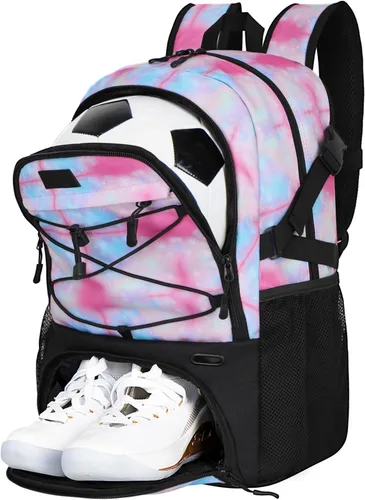 Vista 64 de Goloni Mochila de fútbol,Mochila de baloncesto con compartimento para pelotas y compartimento para zapatos,Mochila para baloncesto,Fútbol