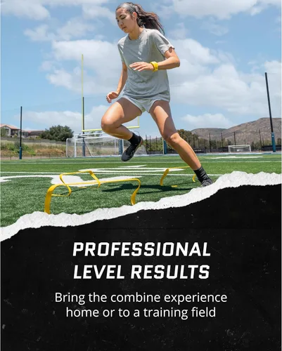 Vista 3 de SKLZ Sistema de entrenamiento atlético Hyper Speed: tecnología deportiva portátil con videos de entrenamiento integrados para mejorar la velocidad
