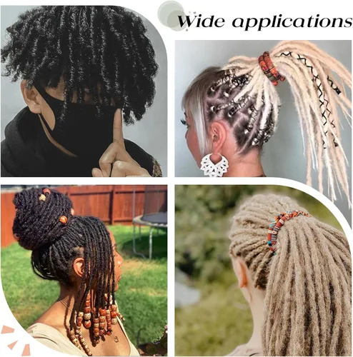 Vista 6 de NBEADS 9 Uds 9 Estilos Herramienta de Interbloqueo para Rastas, Herramienta de Aguja de Hierro Sisterlock Herramienta de Crochet Herramienta Easyloc