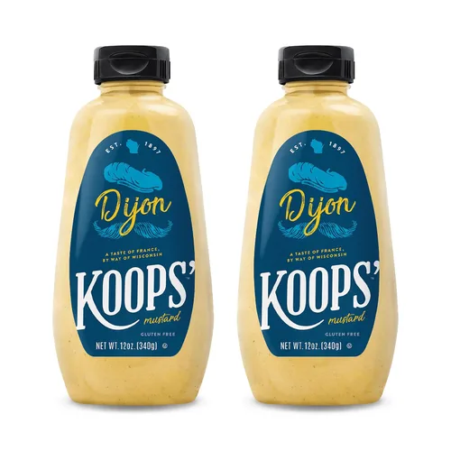 Vista 24 de Koops' Mostaza Arizona Heat - Mostaza dulce y picante, sin gluten, kosher, fabricada en Estados Unidos, a partir de semillas de mostaza de calidad