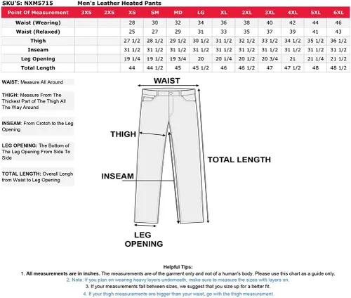 Vista 3 de NexGen Heat MPM5715SET - Pantalones de tela negra 'Heated' para hombre, resistentes al agua (batería recargable incluida)