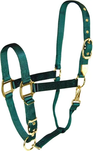 Vista 23 de Hamilton, Halter de 1 pulgada con barbilla ajustable, azul baya, 800-1100 libras
