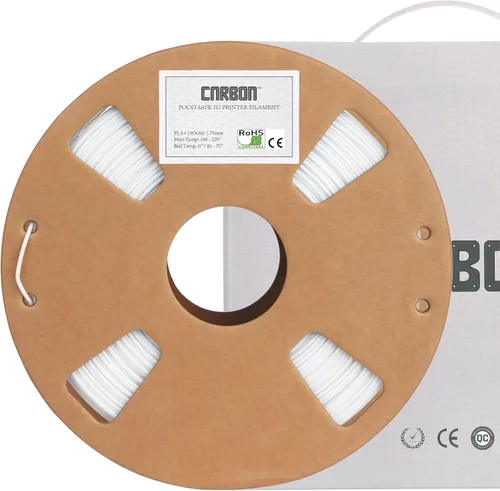 Vista 26 de Filamento para impresora 3D PLA+ de grado alimenticio certificado – CARBON by Comfy Materials – Probado en laboratorio, compatible con la FDA, apto
