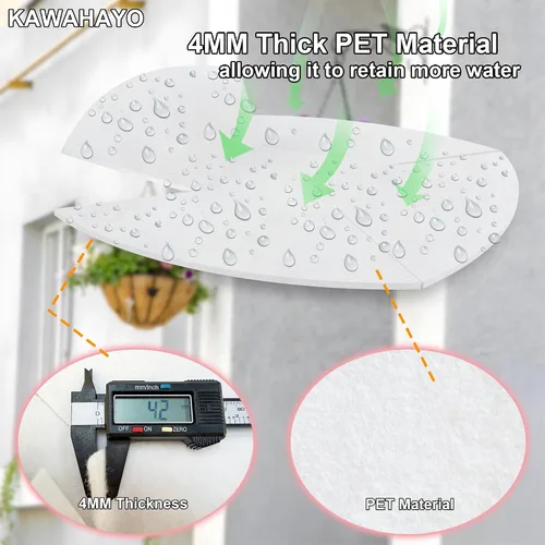 Vista 6 de Revestimiento de cesta colgante de autorriego para almacenamiento de agua para revestimiento de coco absorbe la alfombrilla de agua, dispositivo