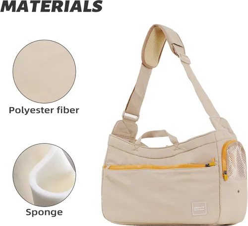 Vista 7 de ONECUTE Mochila para mascotas suave y cómoda y mochila de negocios con fuerte soporte - Ideal para negocios, viajes y salidas con perros pequeños