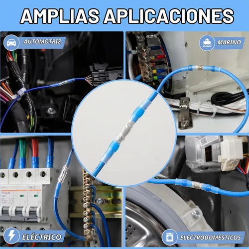 Vista 9 de Kuject Kit de Conectores de Cable de Sellado de Soldadura Termorretráctil 120 PCS, Conector de Tope Impermeable Terminales Eléctricos
