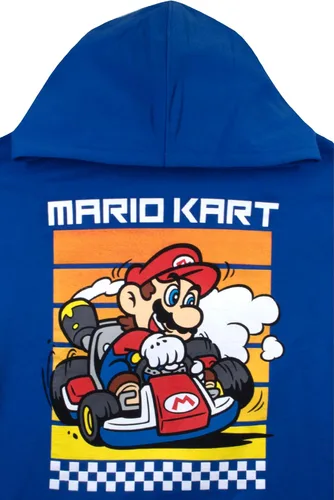 Vista 3 de Nintendo Super Mario - Paquete de 2 sudaderas con capucha y camiseta para niños Super Mario con capucha