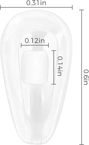 Vista 2 de 6 pares de almohadillas de nariz de repuesto para Oakley Socket 5.5 OX3218 Socket 5.0 OX3217 Socket Ti OX5019 Placa de acero