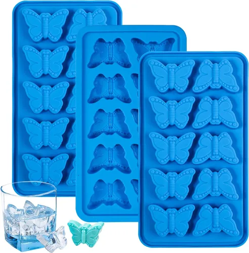 Vista 8 de Webake Moldes para cubitos de hielo de conejo de Pascua, moldes de silicona de conejo de 8 cavidades para chocolate, dulces, cubitos de hielo